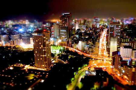 東京タワーからの眺め